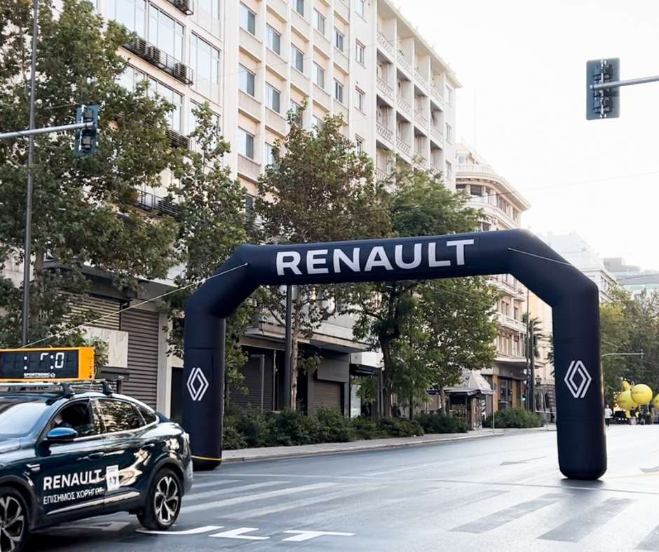 Η RENAULT, ΕΠΙΣΗΜΟΣ ΧΟΡΗΓΟΣ ΤΟΥ  41ΟΥ ΑΥΘΕΝΤΙΚΟΥ ΜΑΡΑΘΩΝΙΟΥ ΑΘΗΝΩΝ